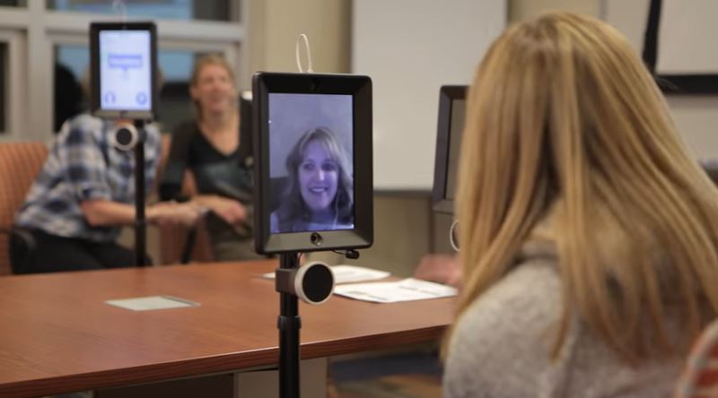 Using telepresence robots at the University of Montana